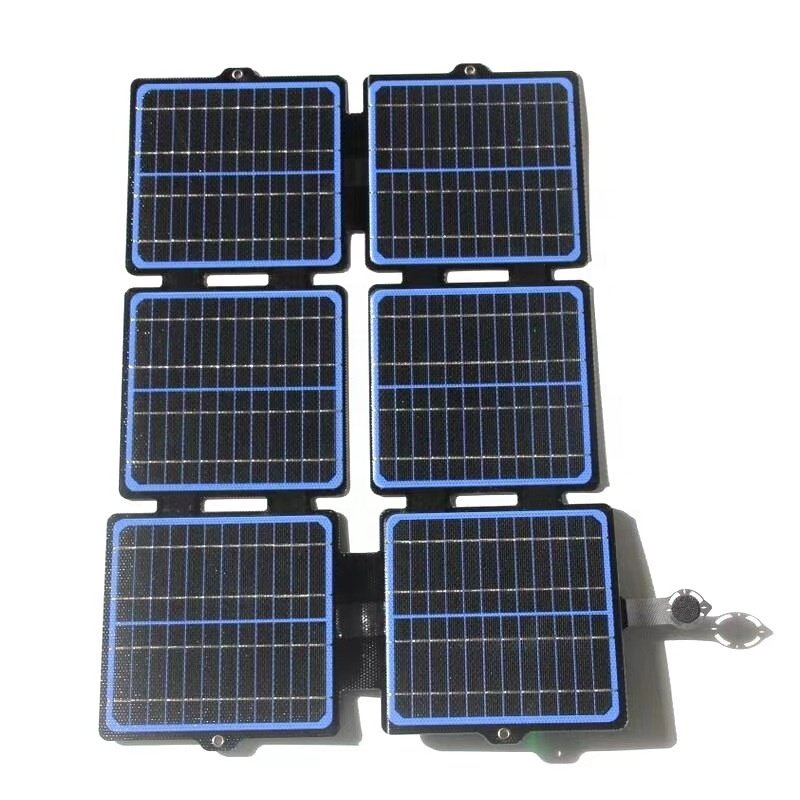 30W ETFE Solar Charger Mobile Phone Power charger ETFE Solar panel folding bag waterproof with 5V USB DC for phone