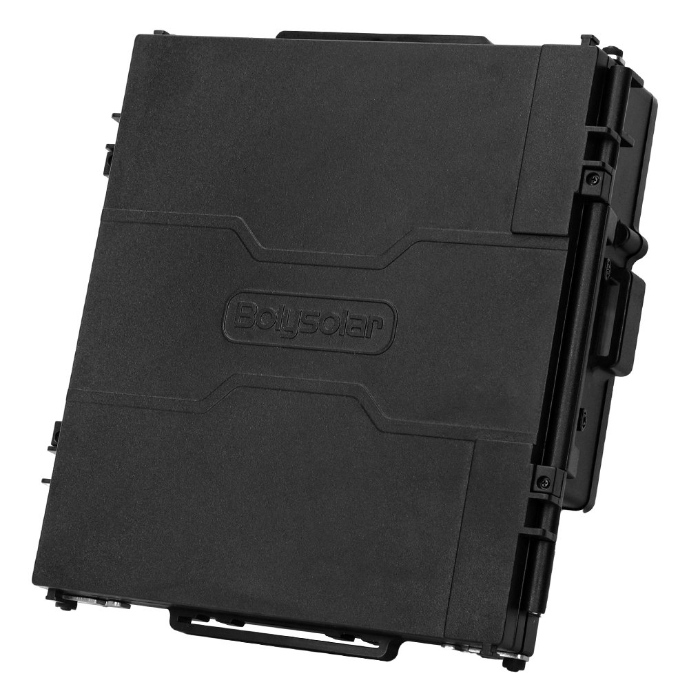 Customized Waterproof Ip65 Portable Folding Solar Panel 10w With 18650 Battery Dc Usb 12v 5v Output For Outdoor Camping Charger