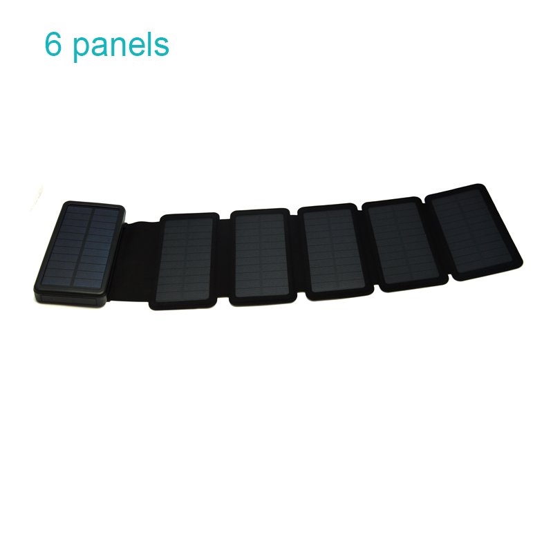 New solar powerbank 10000mah 20000mah 30000mah 50000mah portable solar power bank 20000mah