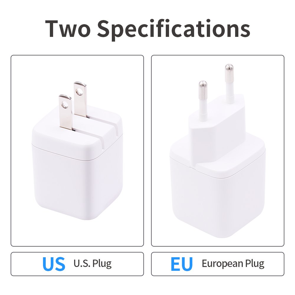 OEM 35W PD+QC3.0 USB Type C Dual Port Fast Wall Charger Portable Mobile Phone Adapter with Foldable Pulg For iPhone Samsung