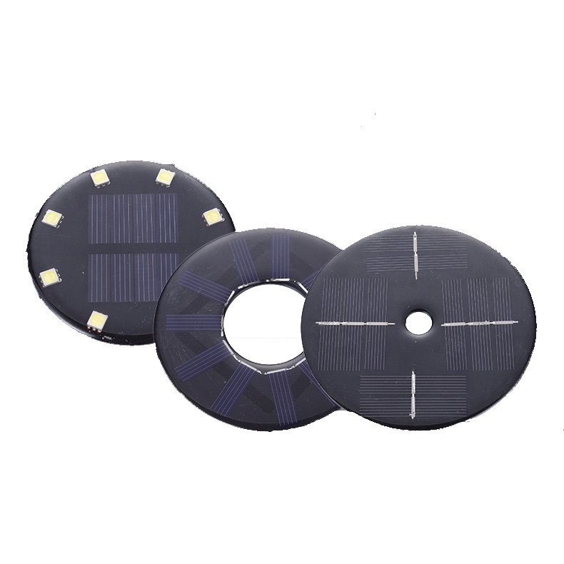 Custom ring solar drip panel 6V 1.5W epoxy low power light solar PV module polycrystalline epoxy mini solar panel