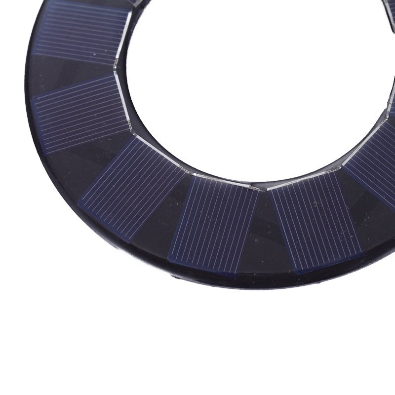 Custom ring solar drip panel 6V 1.5W epoxy low power light solar PV module polycrystalline epoxy mini solar panel