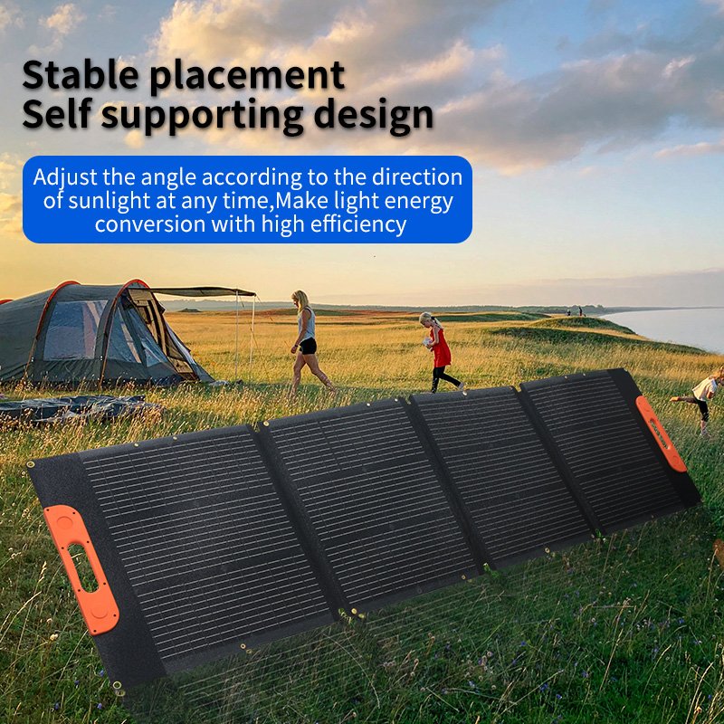Lightweight 240W 200W foldable solar panels high efficiency portable solar panel for power stations, battery,RV car