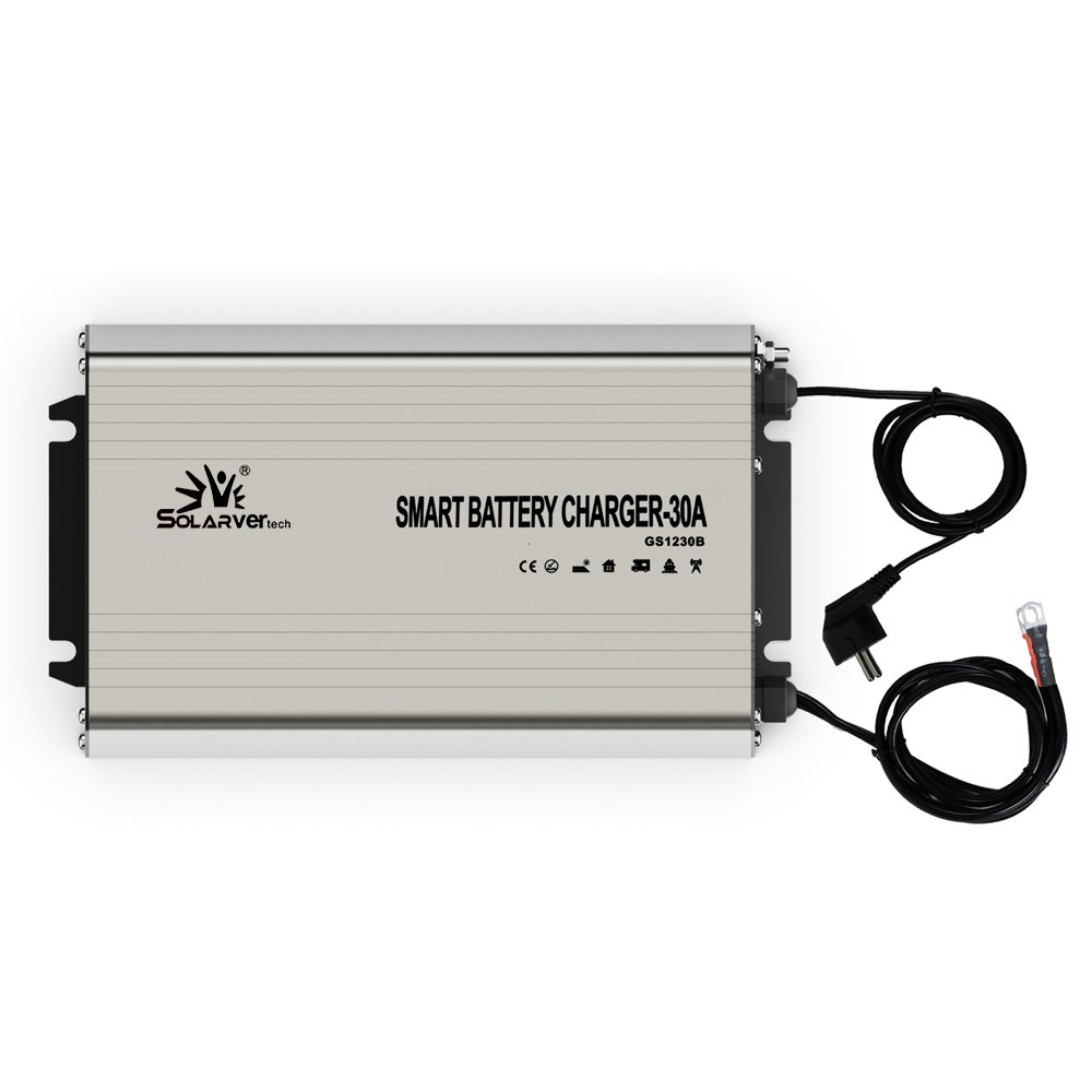 12 Volt 24 Volt Battery Charger,12A 20A 30A 40A Battery Charger For STD Agm Gel Lead Acid Lithium/Lifepo4 Battery