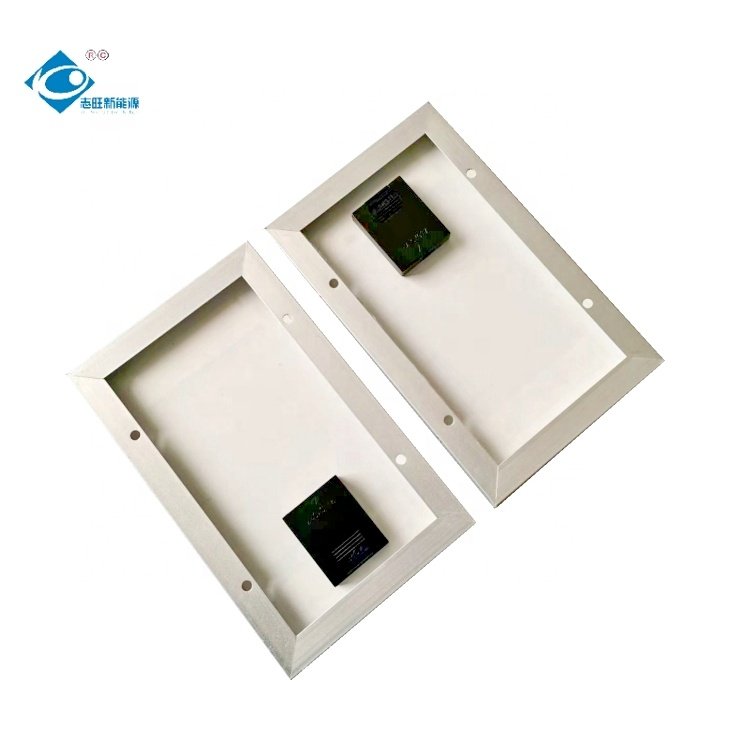 3.2W Mini Glass Laminated Solar Panel ZW-3W-5VM Mono Aluminium Frame Solar Panel 5V Mini Solar Panels Power Charger