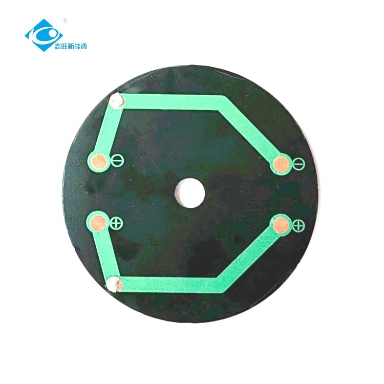 3V Round Customized Solar Panel ZW-Dia70 Lightweight Epoxy Sealed Solar Panel 0.28W Mini Solar Panels Power Charger