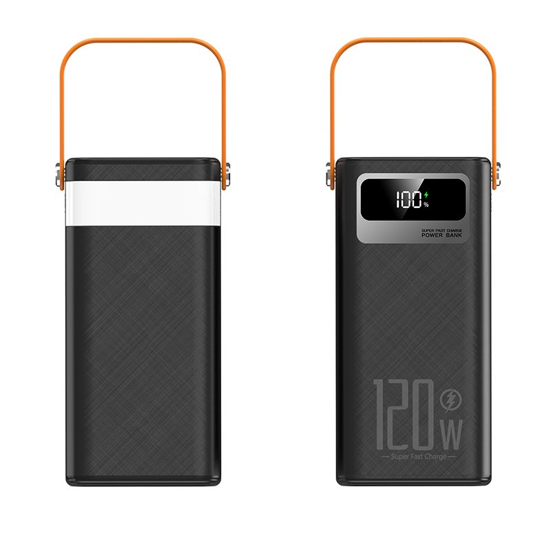 Hot Selling 7 Ports 60000mAh Power Bank With Wire Fast Charging 120W Output Handle Portable Power Station