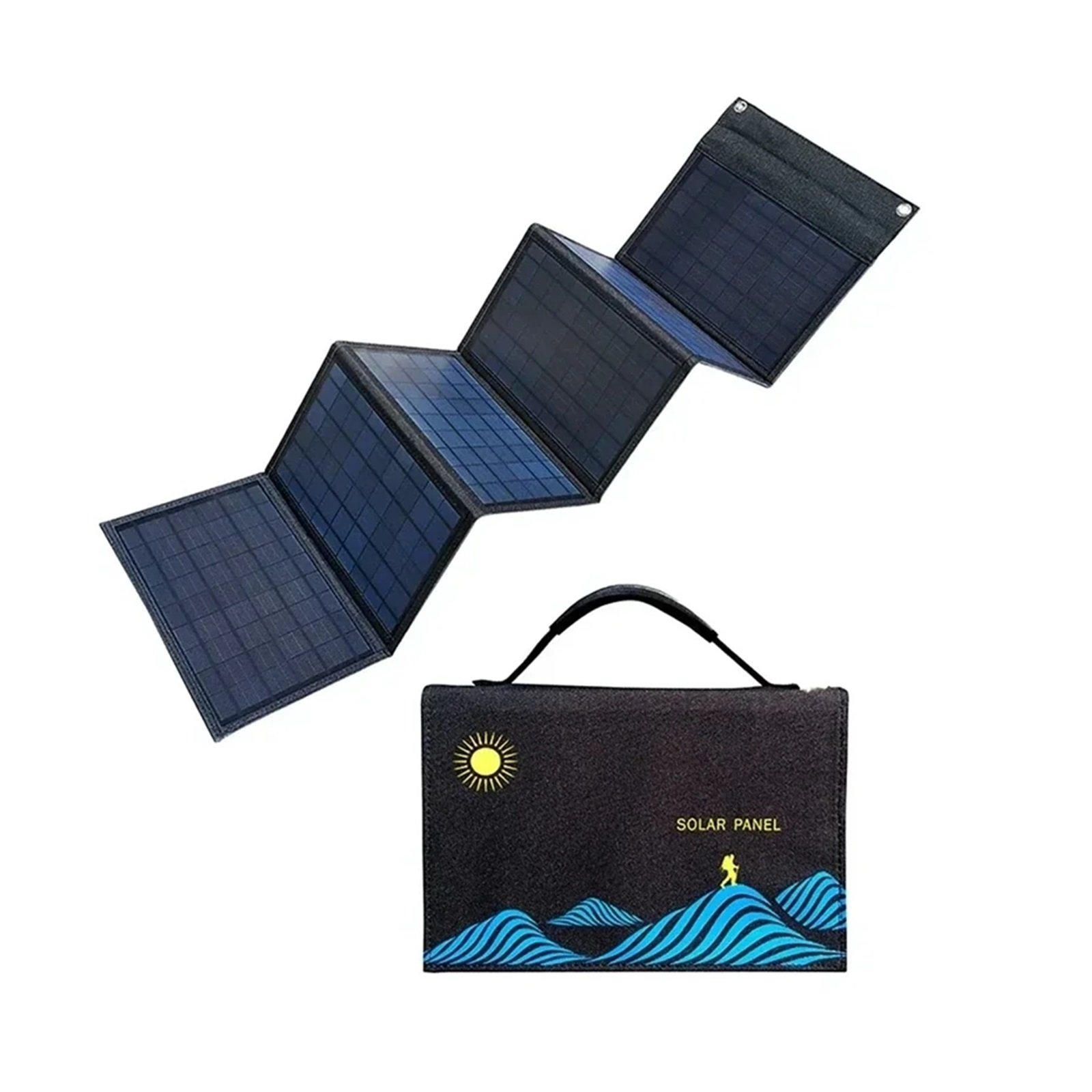 Senhuo Portable Folding Solar USB Charging Panel For Outdoor Mobile Power 12V 5v 100w Charger