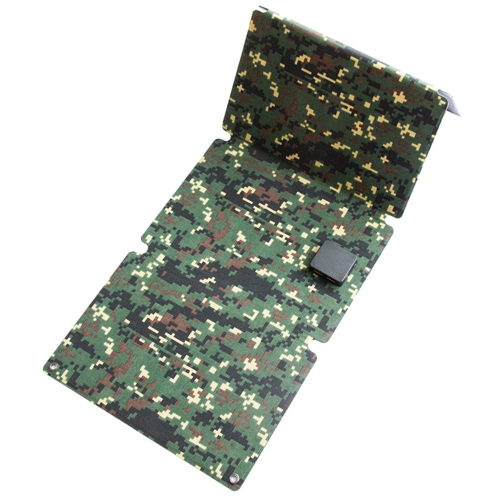 Dual 5V USB 28W ETFE Portable solar panel power charger for mobile cell phone