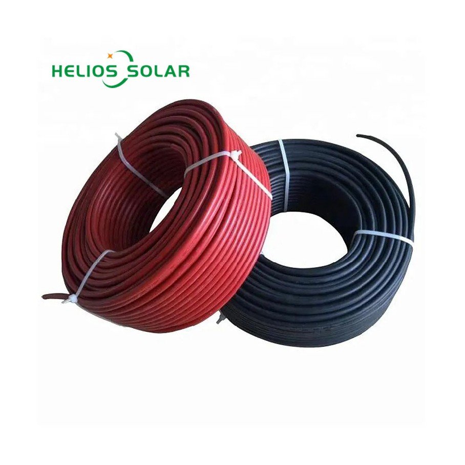 Helios solar flexible 1000v 2.5mm2 4mm2 6mm2 solar photovoltaic solar cable connector for photovoltaic solar installations