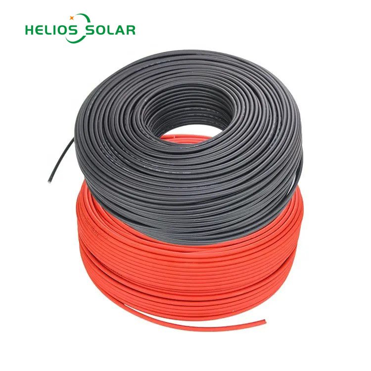 Helios solar flexible 1000v 2.5mm2 4mm2 6mm2 solar photovoltaic solar cable connector for photovoltaic solar installations