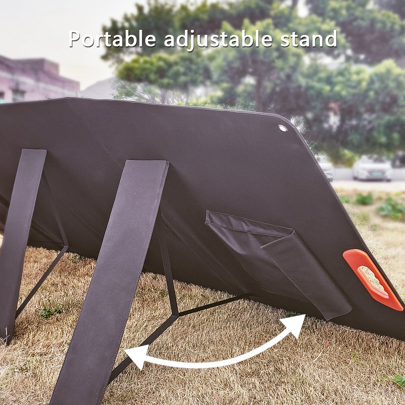 400W Portable Solar Panels with Kickstand, Foldable Solar Panel Charger Waterproof Energy Storage Foldable Solar Panels 1year