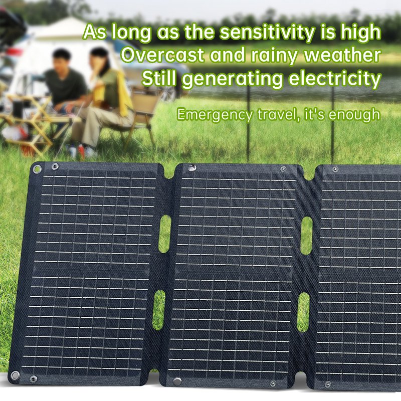Solar Panel 60W 200W 4 folds ETFE Portable Foldable Solar Panel