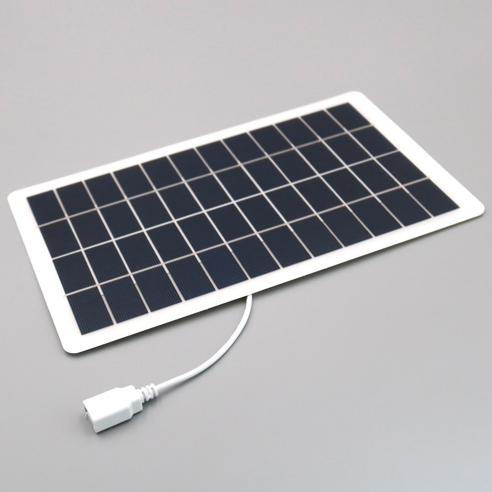5V 2W 4W 5W 7.5W Output USB Solar Battery Charger USB Female port Charge Regulators Solar Panel