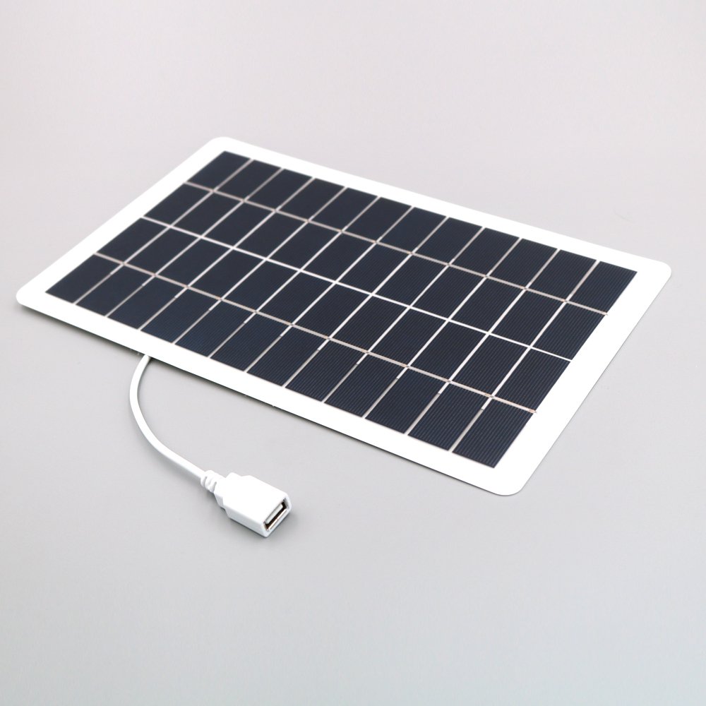 5V 2W 4W 5W 7.5W Output USB Solar Battery Charger USB Female port Charge Regulators Solar Panel