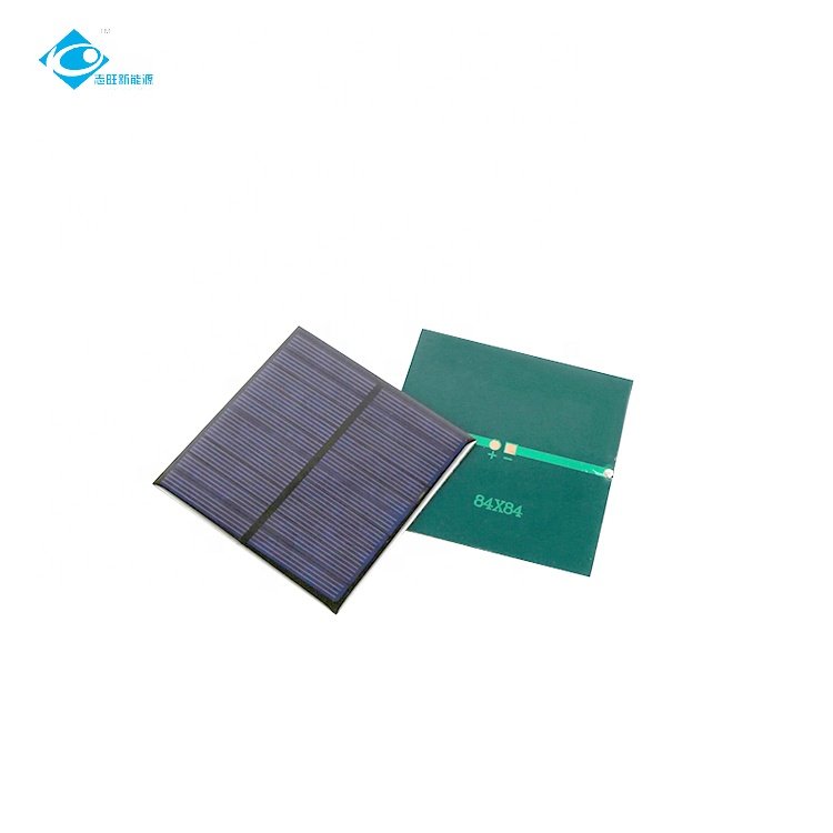 5V Epoxy Adhesive Solar Panel ZW-8484 Epoxy Resin Solar Panel 1W Mini Solar Panels Power Charger