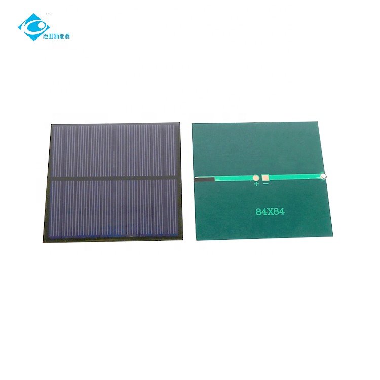 5V Epoxy Adhesive Solar Panel ZW-8484 Epoxy Resin Solar Panel 1W Mini Solar Panels Power Charger