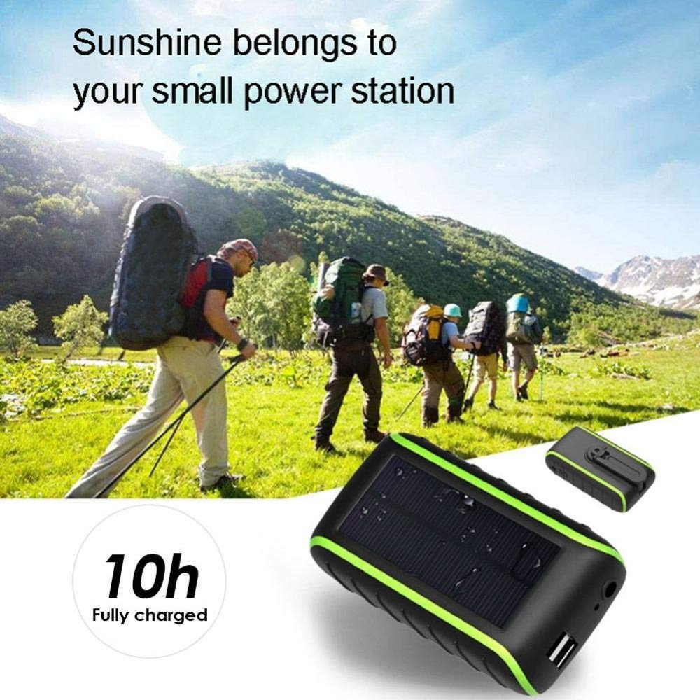 Portable Universal Solar Charging Station for Mobile Phones with USB Output