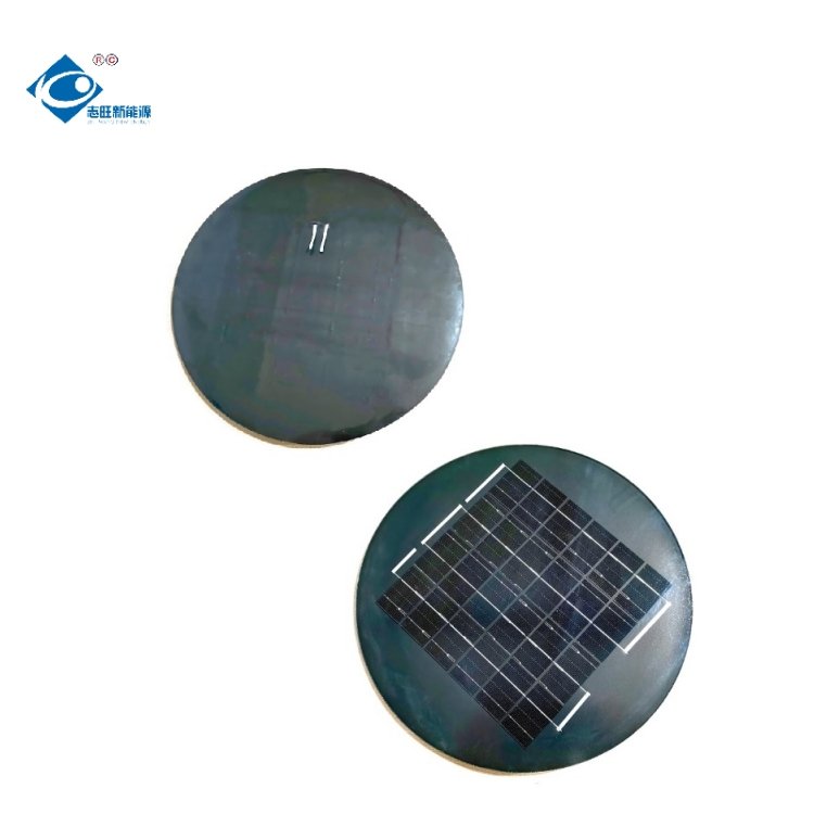 7.8W Glass Laminated Solar Panel ZW-Dia290-6V Glass Solar Photovoltaic Panels 6V Mobile Phone Solar Panel Charger