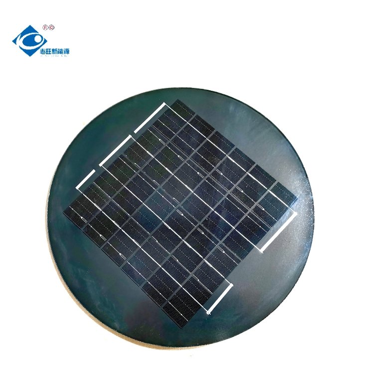 7.8W Glass Laminated Solar Panel ZW-Dia290-6V Glass Solar Photovoltaic Panels 6V Mobile Phone Solar Panel Charger