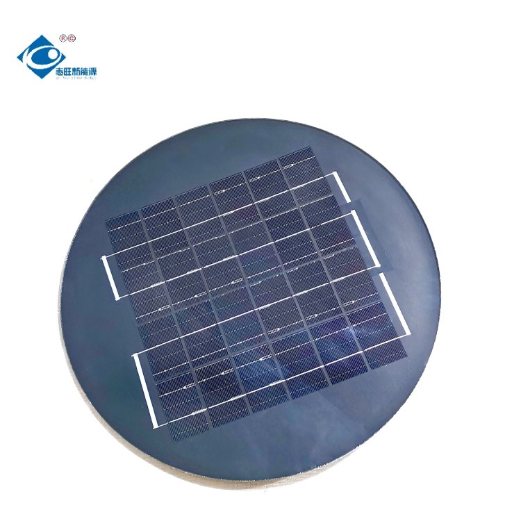 7.8W Glass Laminated Solar Panel ZW-Dia290-6V Glass Solar Photovoltaic Panels 6V Mobile Phone Solar Panel Charger