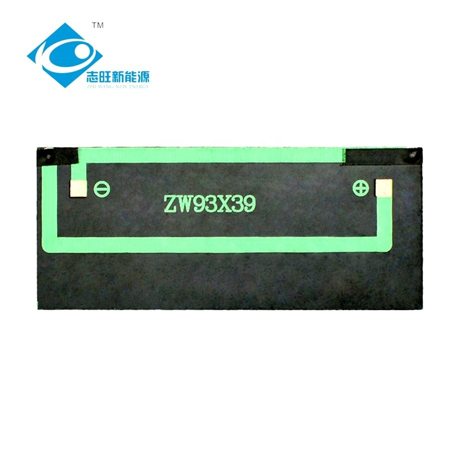 ZW-9339 Lightweight Mini Solar Panels 2V Waterproof Solar Controller Charger 0.45W Transparent Epoxy Solar Panel
