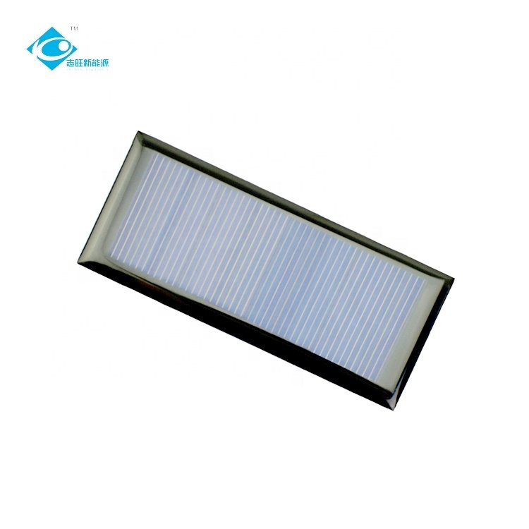 ZW-9339 Lightweight Mini Solar Panels 2V Waterproof Solar Controller Charger 0.45W Transparent Epoxy Solar Panel