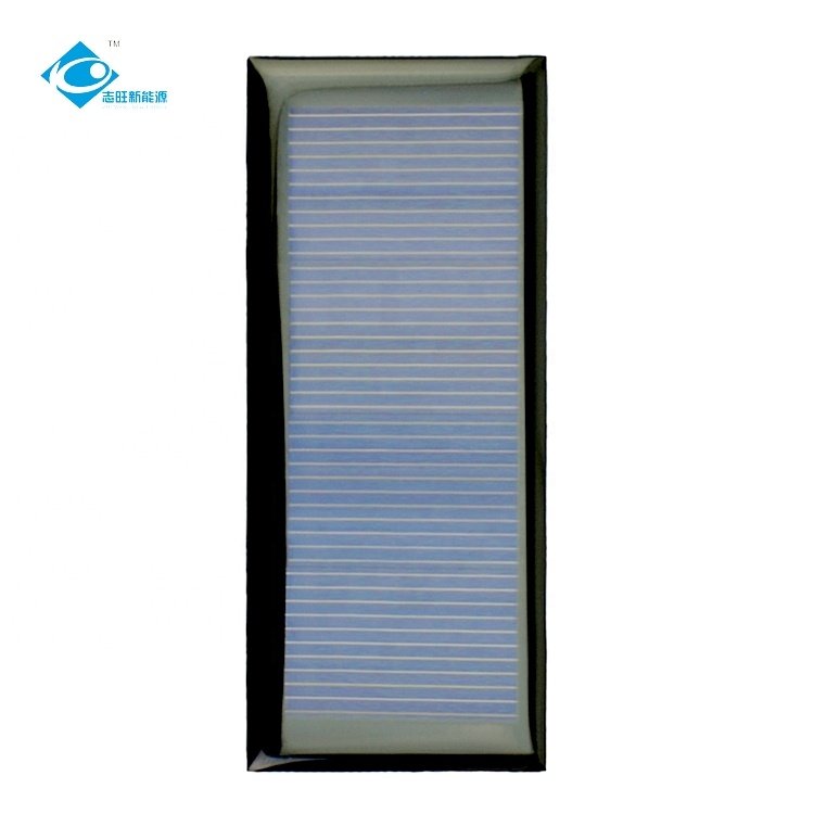 ZW-9339 Lightweight Mini Solar Panels 2V Waterproof Solar Controller Charger 0.45W Transparent Epoxy Solar Panel