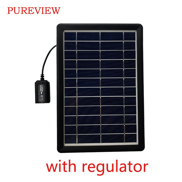 Hot Selling Small Cell Home Power System Portable Battery Regulator Charger for Sale 6V6w Mini Solar Panel