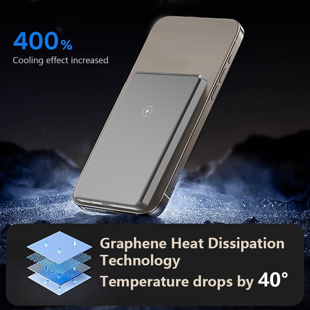 PB50 Ultra Slim Compact 50000 mAh Magnetic Power Bank 20W Fast Charging High Quality Small Portable LED Charger for Phones