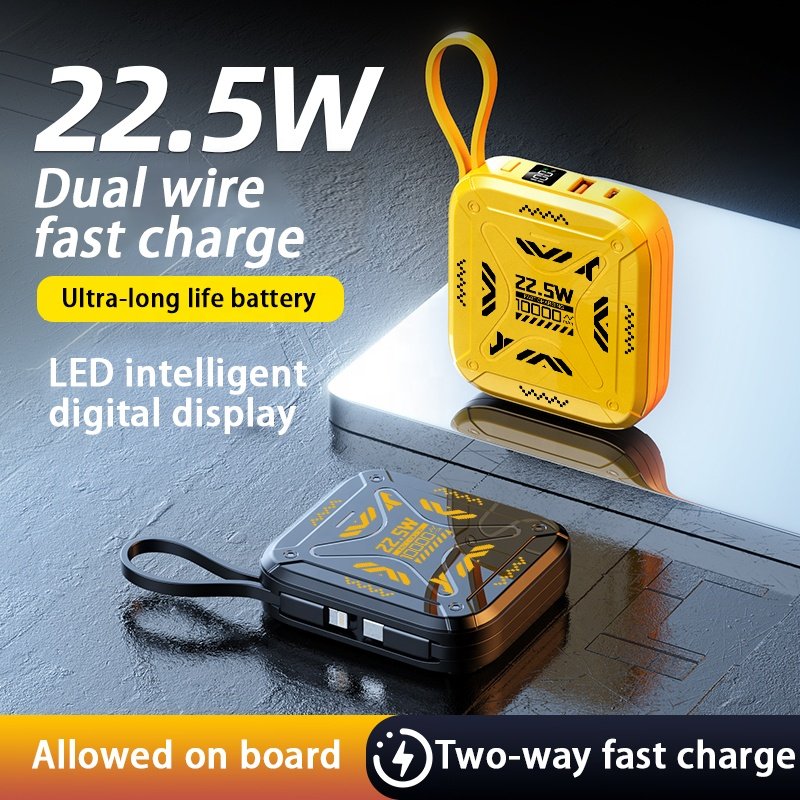 wholesale customization 22.5W Powerbank 10000Mah Phone Battery Charger Rohs portable solar charger power bank for mobile phone