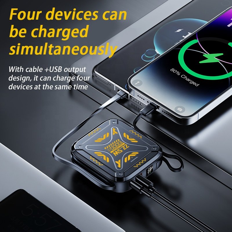 wholesale customization 22.5W Powerbank 10000Mah Phone Battery Charger Rohs portable solar charger power bank for mobile phone