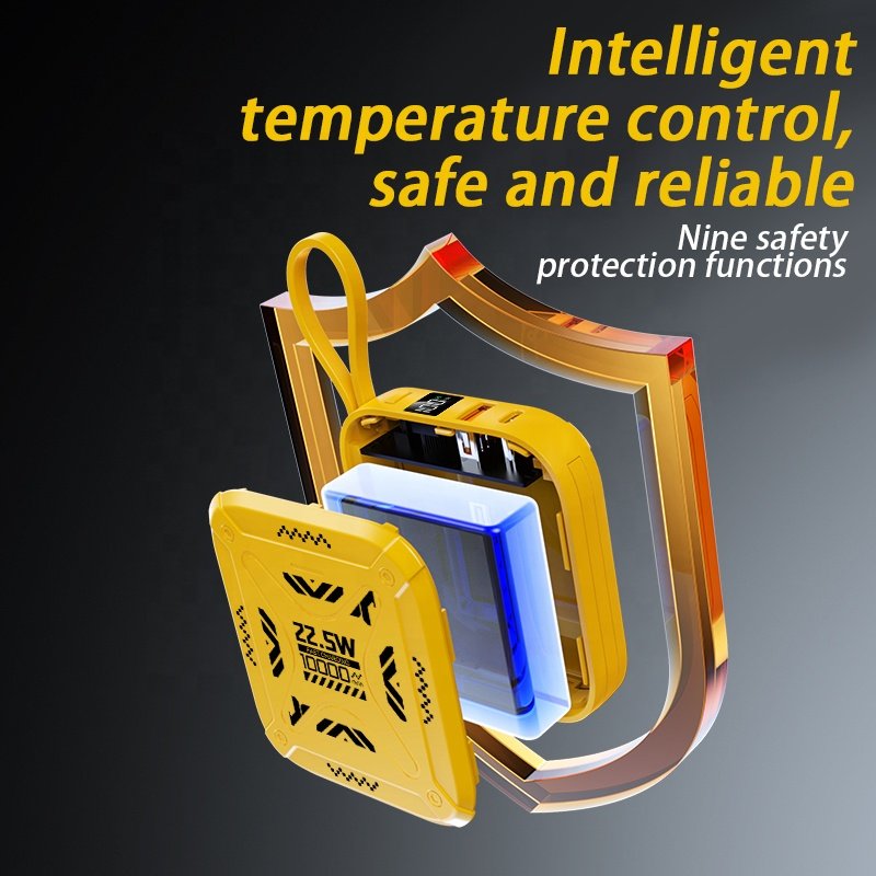 wholesale customization 22.5W Powerbank 10000Mah Phone Battery Charger Rohs portable solar charger power bank for mobile phone