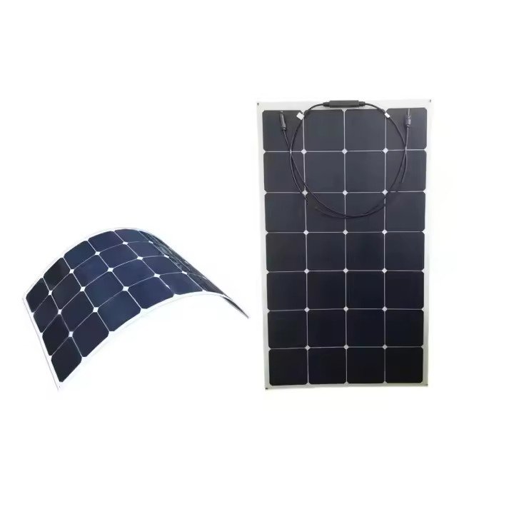 100watt Sunpower High Efficiency Flexible Solar PV Panel Power Charger for RV Marine Rooftop Farm Off-grid 100 watt 16.5 volt