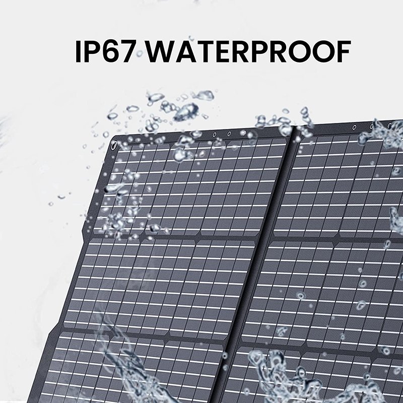 EnergyCreative 24V Foldable Solar Charger MC4 Connector Waterproof 200W Portable Solar Panel for Power Station