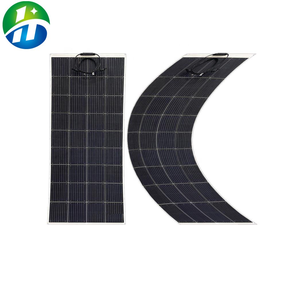 solar lighter weight solar panel 200W Flexible Solar Panels module flexible photovoltaic panel