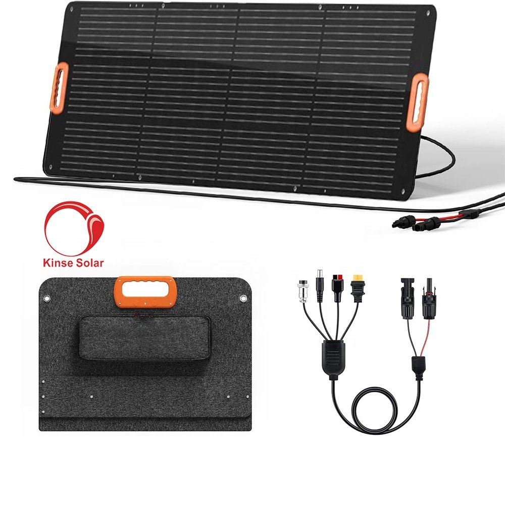 Factory Supply 200W foldable Portable solar panel portable travel charger for Camping, Outdoor ,RV, Yacht, Boat
