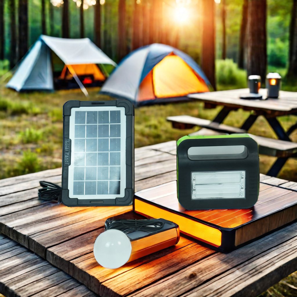 Multifunctional Portable Power Station Solar Energy Emergency Light Black OEM 18650 Lithium Battery Universal Wireless Charger