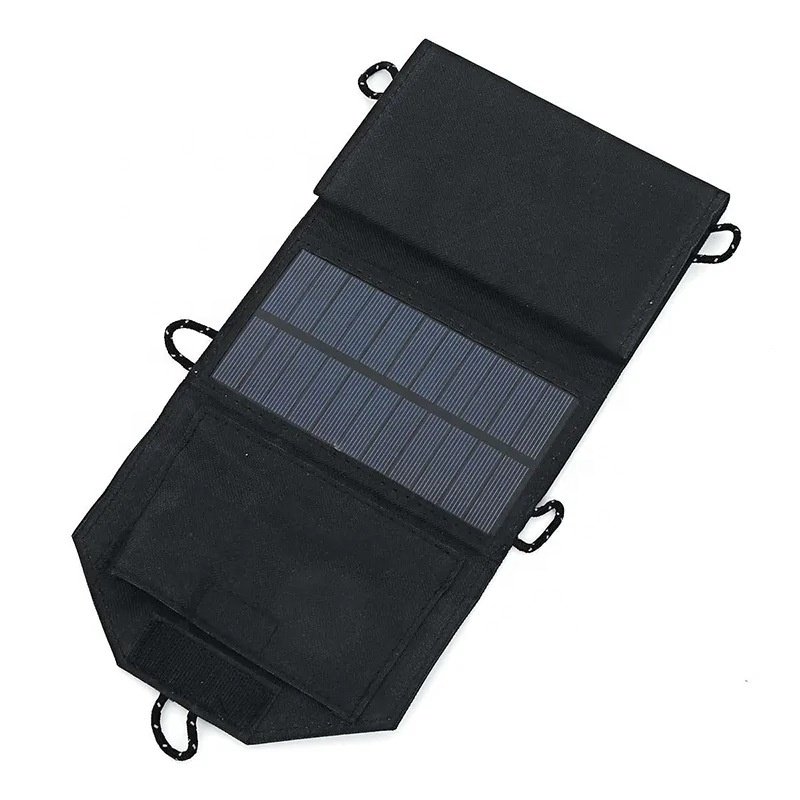 7W 10.5W 20W 50W 60W Portable Solar Panel Charger Foldable Solar Charger Panel with USB Output for Outdoor Mobile Phone Charging