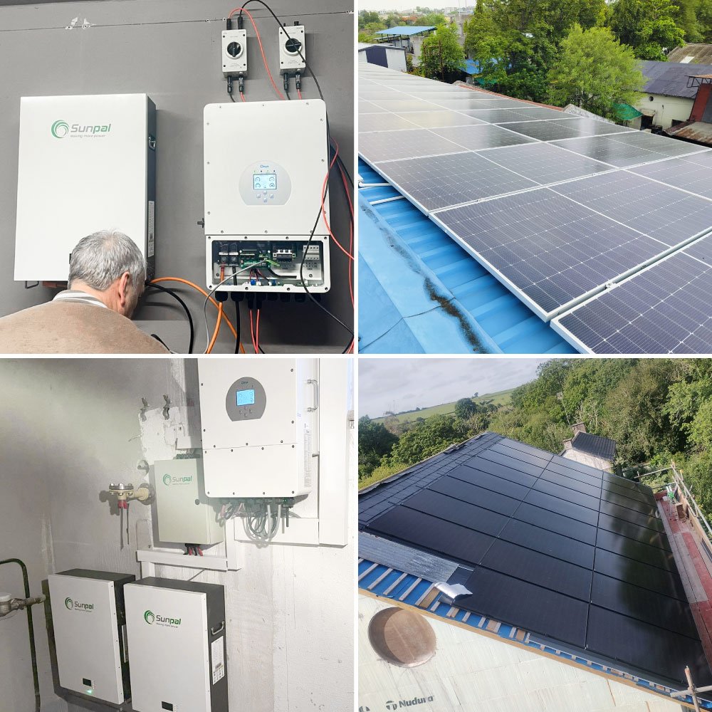 Sunpal Hybrid Complete Solar Panel Power System 5Kw 10Kw 15Kw Off Grid Solar Energy Systems With 