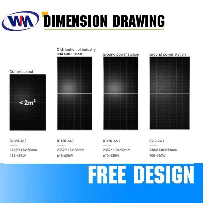 Factory Price Panel Solar De 635w Home Use Solar Panel Solar Panels