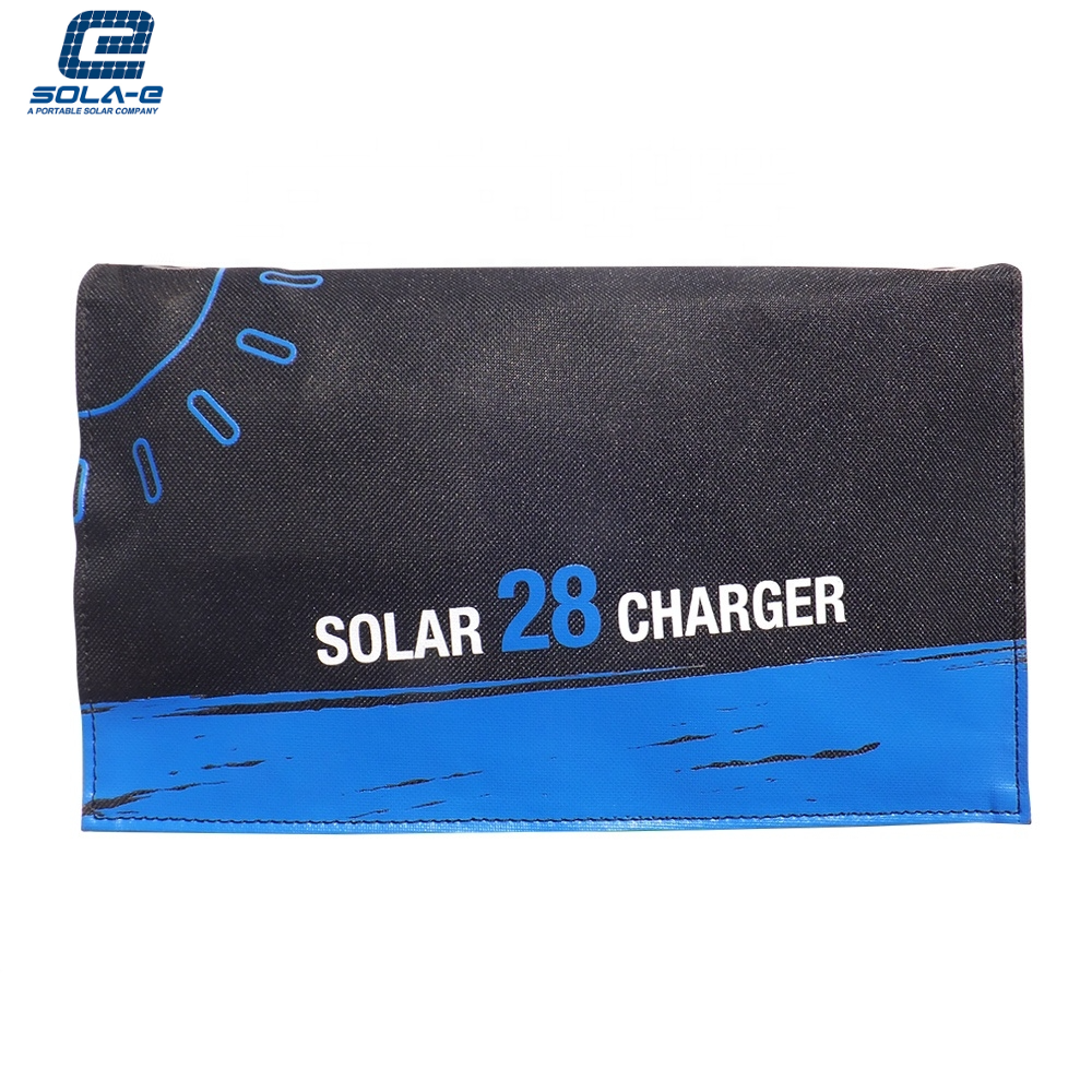 Sunpower 28W folding portable solar panels foldable solar charger for mobile phone/battery/power bank for camping