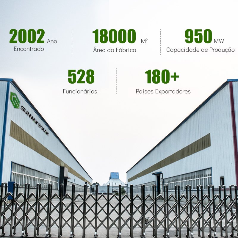 Sunway manufactures 550w solar panels factory used in solar panel system for home