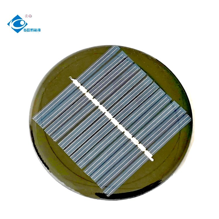 12 Battery Customized Epoxy Resin Solar Panel ZW-Dia75 Poly Silicon Energy Solar Panels 6V 0.4 Watt Mini Solar Panels Charger