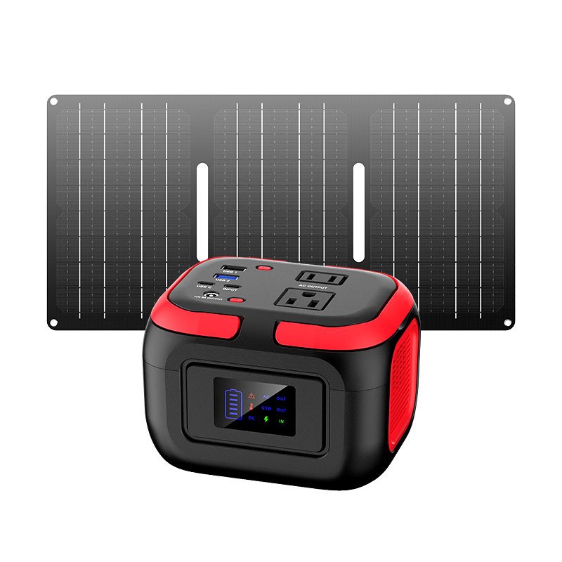 Outdoor folding solar panel charger portable 30W USB 5V solar panel and 120W power station charger for phone