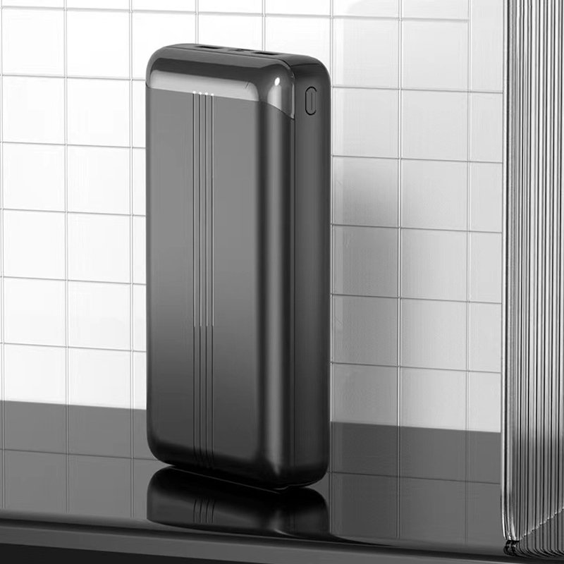 Custom Logo Power Bank Fast Charge 10W 20000mah Dual USB Port Output Mobile Charger Rechargeable Powebank