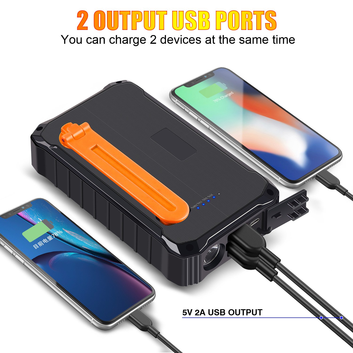PSE CE ROHS Waterproof Mobile Cell Phone Charger Solar hand crank Power Bank Charger 12000mAh