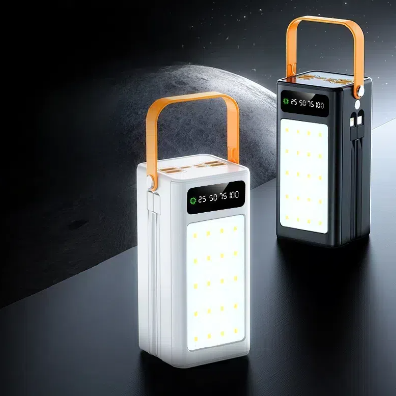 50000mAh Portable Power Bank Emergency Outdoor Camping Light Solar Power Station