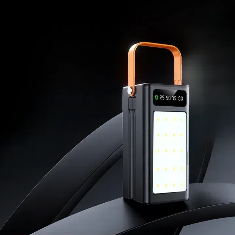 50000mAh Portable Power Bank Emergency Outdoor Camping Light Solar Power Station