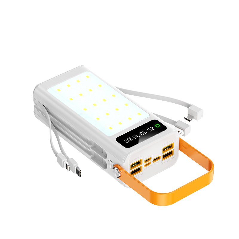 50000mAh Portable Power Bank Emergency Outdoor Camping Light Solar Power Station